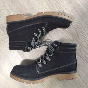 Black booties, size 7.5